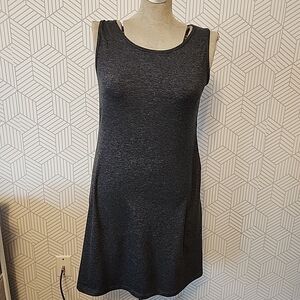 Patagonia Women's Sleeveless Seabrook Dress Dark Charcoal Gray Size Small